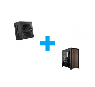 Corsair Frame 4000D Wood RS + Corsair RM1000e 1000W