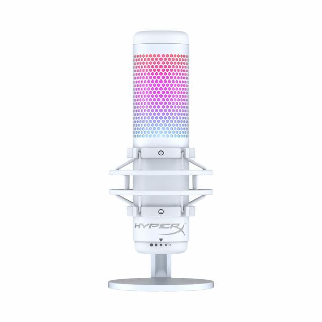 HyperX QuadCast S White - GplayBG.ro