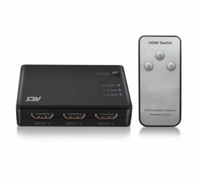 ACT 4K HDMI Switch 3x1