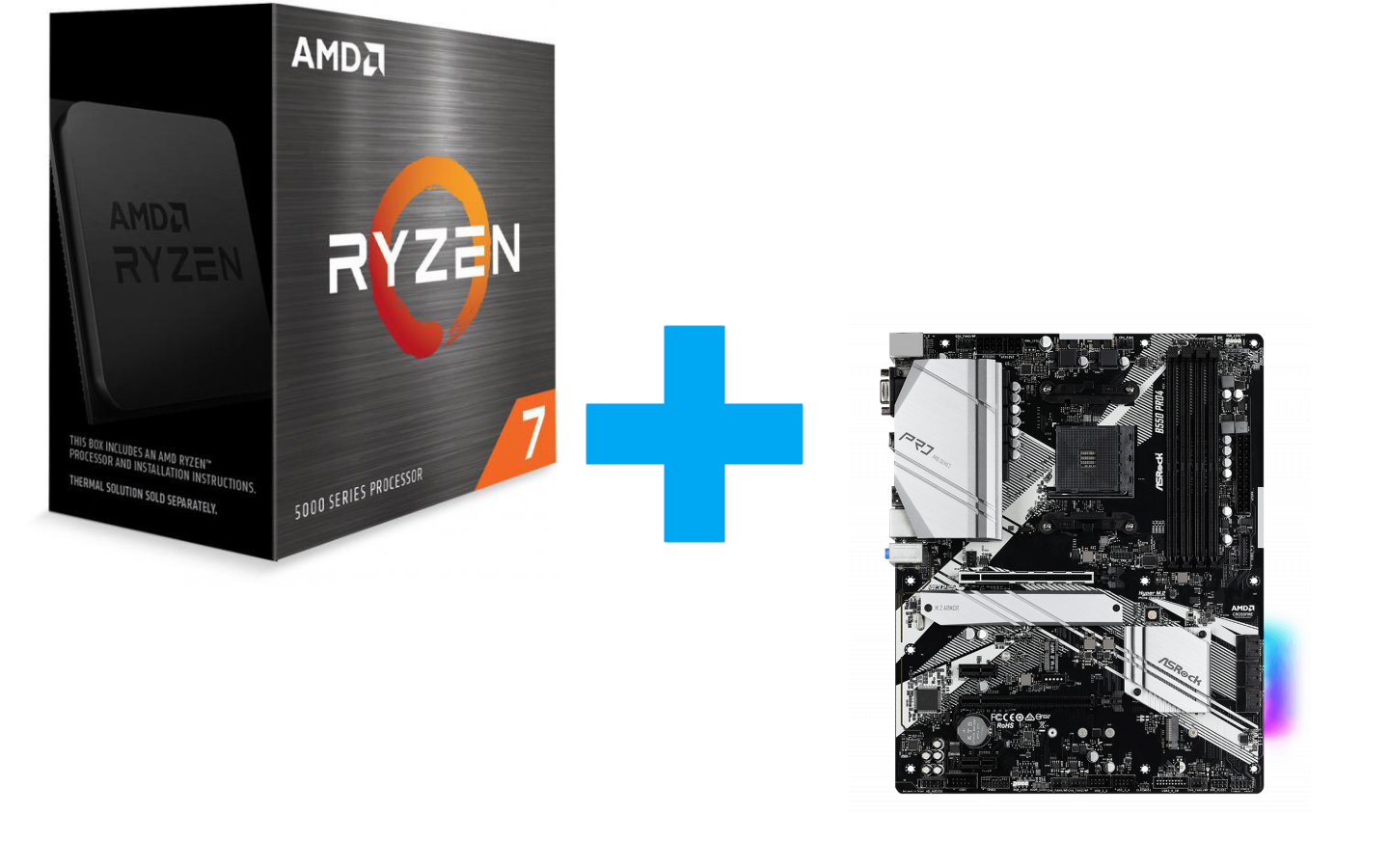 AMD Ryzen 7 5700X + ASRock B550 PRO4 - GplayBG.ro