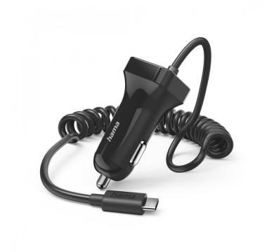 Hama car charger with USB-C connector