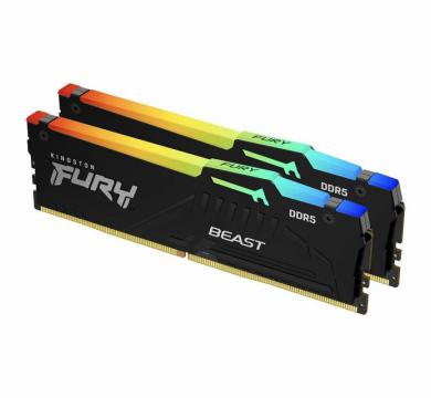 Kingston FURY Beast Black RGB 64GB (2x32GB) 5600MT/s DDR5