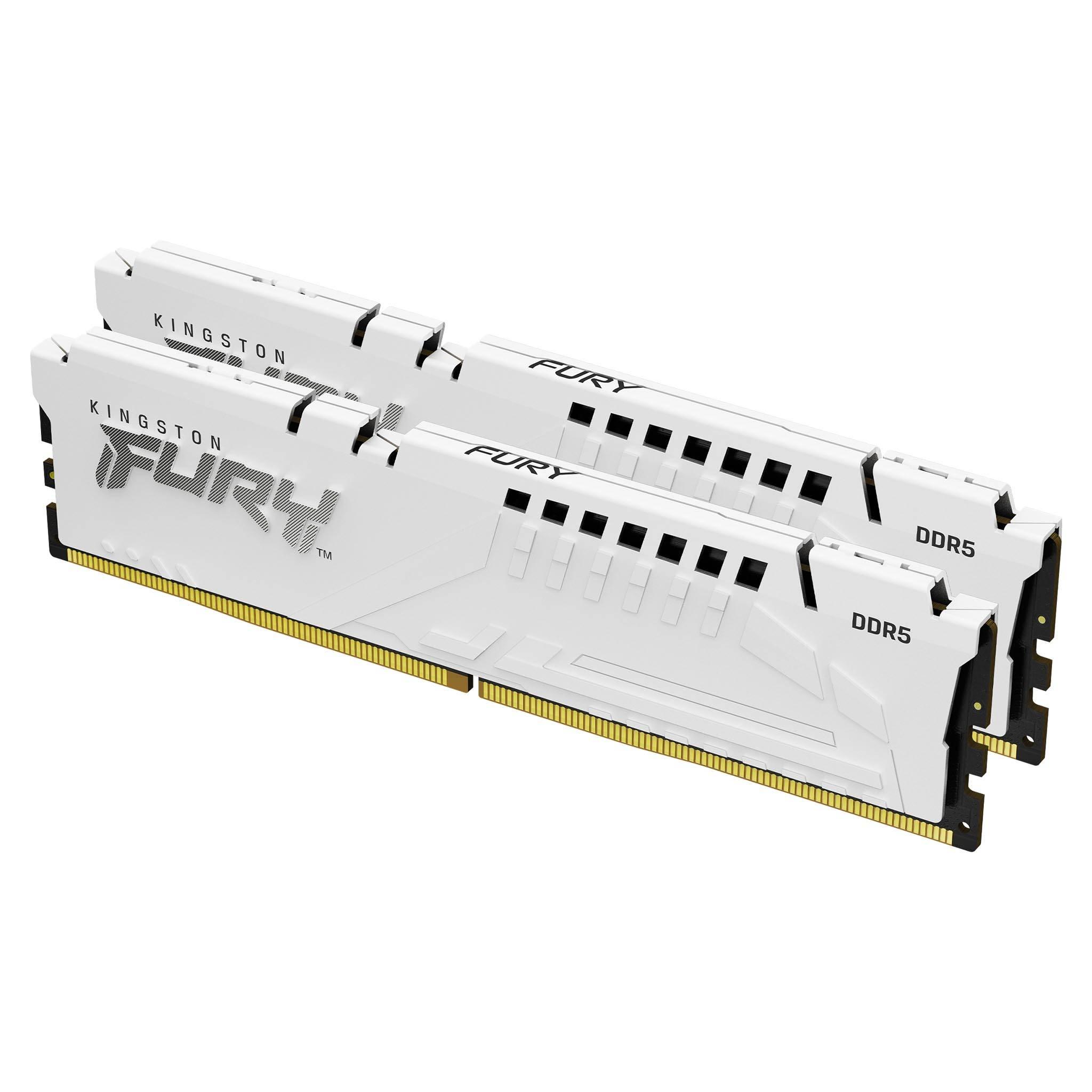 Kingston FURY Beast White 32GB (2x16GB) 6000MT/s DDR5 - GplayBG.ro