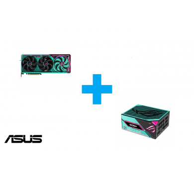 ASUS ROG ASTRAL RTX 5080 OC 16GB GDDR7 Hatsune Miku Edition + ASUS ROG Thor 1200W Platinum III Hatsune Miku Edition
