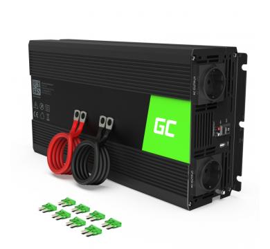 Green Cell Car Power Inverter Converter 12V to 230V 1500W/3000W