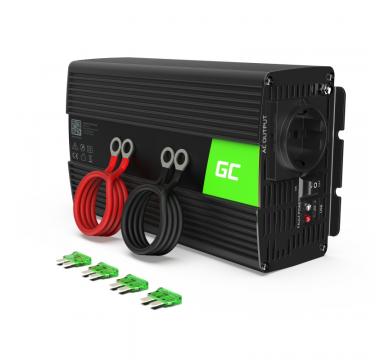 Green Cell Car Power Inverter Converter 24V to 230V 1000W/2000W