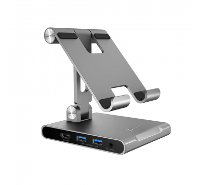 j5create JTS224 Multi-Angle Stand with Docking Station for iPad Pro