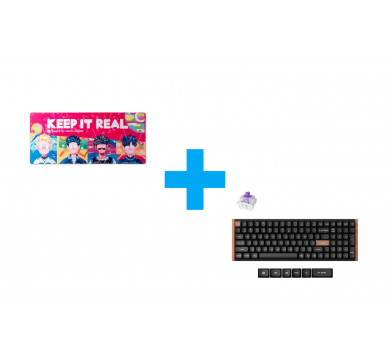 Keychron K4 HE Special Edition - Wireless, 96% + Keychron Desk Mat Keychron - Rapper Keep it Real