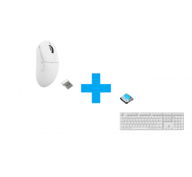 Keychron K5 Pro White QMK/VIA Full-Size Low-Profile + Lemokey G1 8K Polling Rate