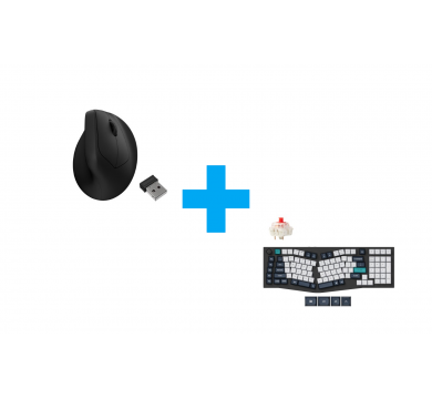 Keychron Q13 Max Carbon Black - Wireless + Keychron M5 Wireless 8K Polling Rate - Black