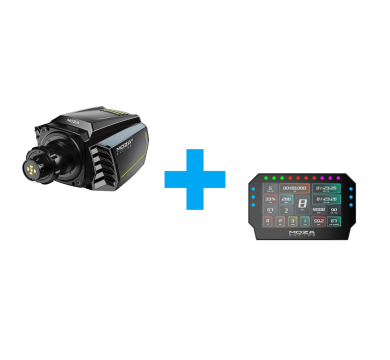 MOZA R21 Wheel Base + CM2 HD Racing Dash