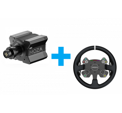 MOZA R12 V2 Direct Drive + CS V2P Steering Wheel