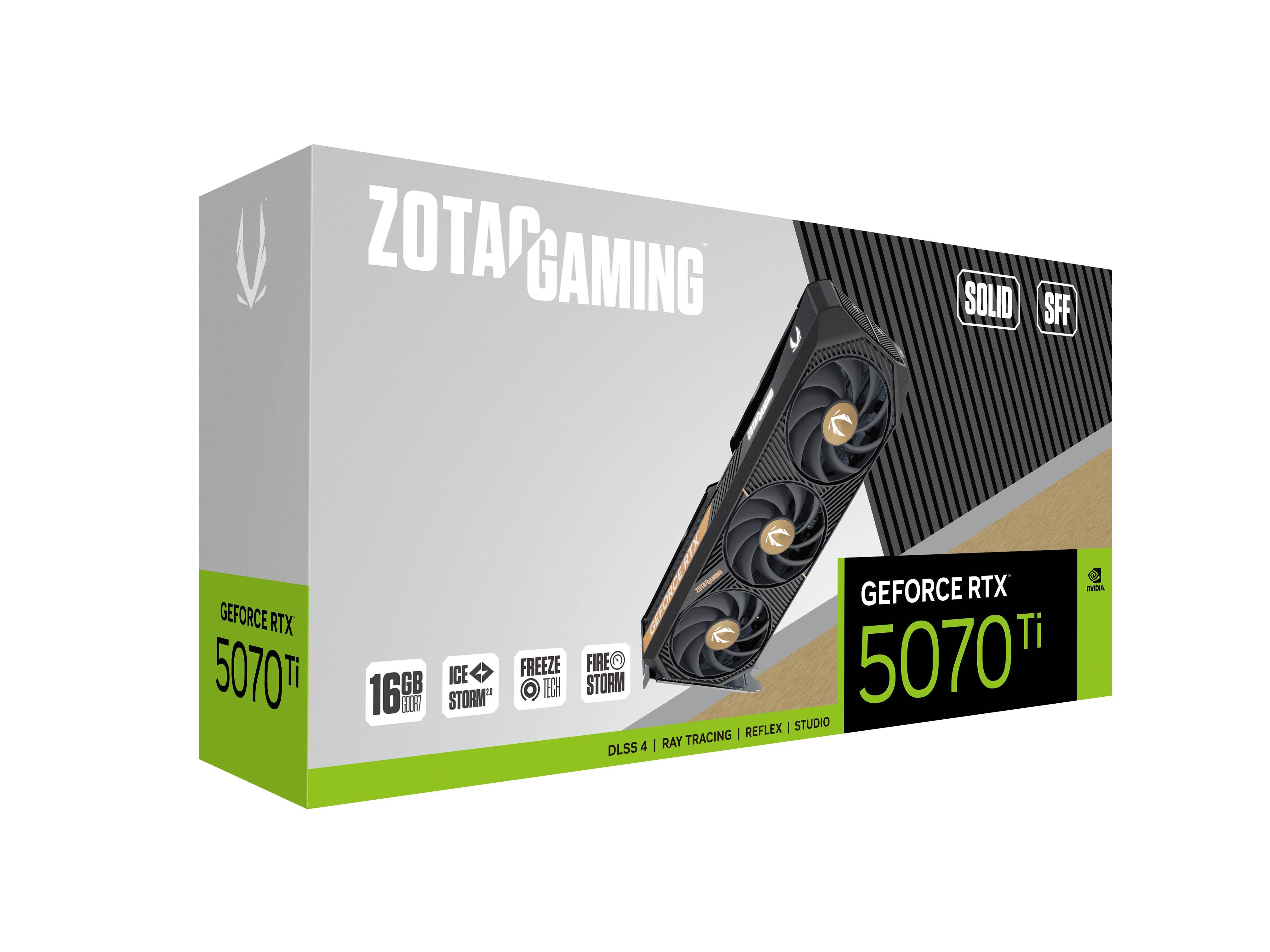 ZOTAC GAMING GeForce RTX 5070 Ti SOLID SFF - GplayBG.ro